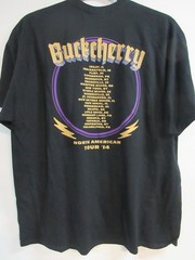 BUCKCHERRY OFFICIAL MERCH N.A. TOUR 2014 BAND CONCERT MUSIC T-SHIRT 2XL / XXL