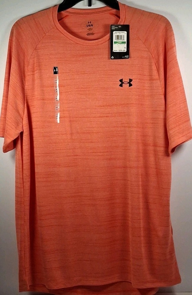 Under Armour 1377843 Men’s Large Tiger Tech 2.0 T-Shirt, Red Solstice/Black