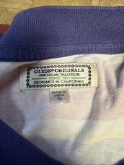 Vintage 90s Guess Long Sleeve Multi Color Striped Shirt Size XL