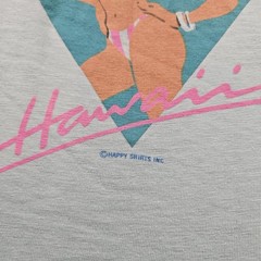 Vintage Girl Watchers Club Shirt Mens XL Green Graphic Hawaii Happy Shirts 80s