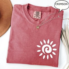 Comfort Colors Sun T-Shirt, Summer Shirt, Women Summer Shirt, Beach Shirt, Gift