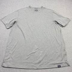 Patagonia Capilene Cool Trail T-Shirt Mens Large Gray Polyester Lightweight