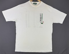 Vintage 90’s Croquet White Shirt Promo Sports XL Color Rare Game Art
