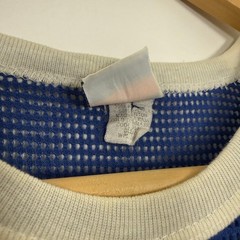 Vintage 70s Nike Sportswear Mesh Cropped Running Shirt Medium Top Athletic