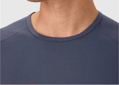 2pk Hanes Men’s Thermal Long Sleeve Performance Base layer Crewneck Gray Small