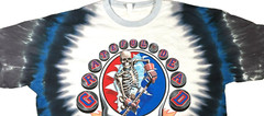 Grateful Dead SYF Hockey Front/Back Graphic Liquid Blue T-Shirt Tie Dye 2XL New