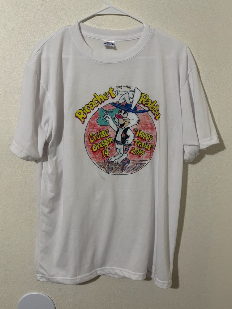 2014 Vapor Apparel Mens Size L Ricochet Rabbit T-Shirt Hanna-Barbera