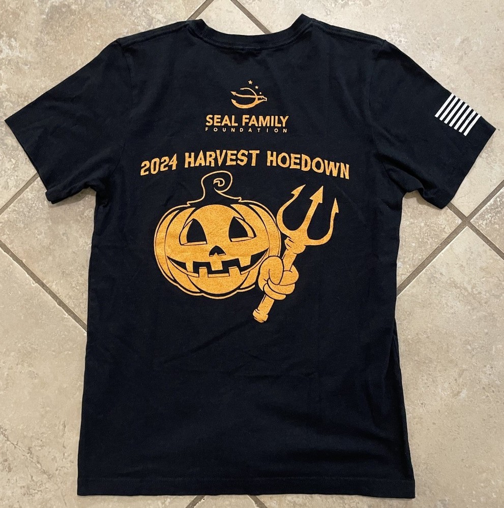 Navy Seal Family Foundation 2024 Harvest Howdown Tshirt Men’s M Black
