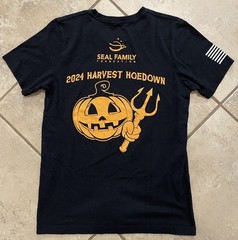 Navy Seal Family Foundation 2024 Harvest Howdown Tshirt Men’s M Black