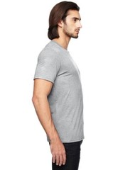 US Blanks Tri-Blend Tee Unisex Mens Tshirt XL Heather Gray Made in USA