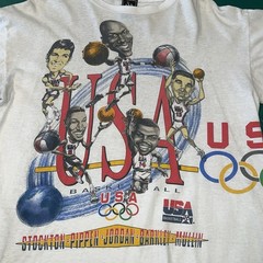 Rare Vintage 1992 USA Dream Team AOP Size Large