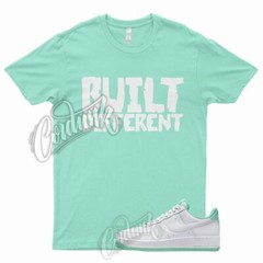 BUILT T Shirt for N Air Force 1 Low White Mint Foam Mystic Navy Mid Green 90