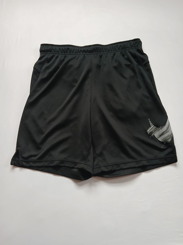 Nike Dri-Fit Athletic Short Men’s M Black Drawstring Flat-Front DM1042-010 N125