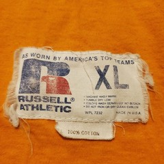 Vtg 90s Tennessee Vols Jersey Adult XL Orange 1992 Fiesta Bowl Russell Athletic