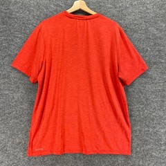 Reebok T-Shirt Men M Red Crew Neck Short Sleeve Pullover Regular Fit