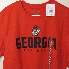 Champion Georgia Bulldogs Red XL Men’s Graphic Short Sleeve Crew Neck Shirt
