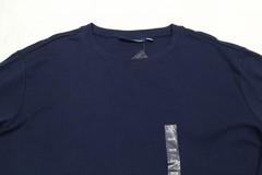 John Ashford Men’s Navy Blue Interlock Crew Neck Long Sleeve Shirt Size 3XB
