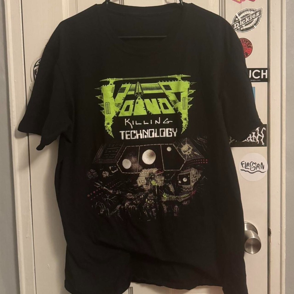 Retro! Voivod Band Black Cotton T-shirt Full size S-5XL Unisex OM806