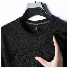 Men’s Breathable Ice Silk T-shirt Lightweight Summer Casual Designer Tee New