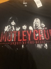 Motley Crue Shout .at .the Devil T Shirt Size Large Brisco Apparel