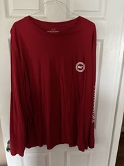 Vinyard Vines Long Sleeve with pocket Red, XXL
