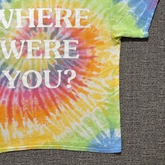 Travis Scott Astroworld Festival Shirt Large Tie Dye Where Were You 2018 Rap Tee
