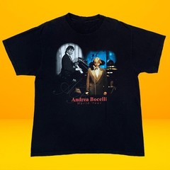 2000 Andrea Bocelli musical Shirt Unisex Concert S-5XL AA05