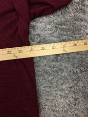 Members Mark Tech Crew Shirt Mens Size Red Maroon Long Sleeve