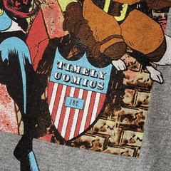 MARVEL COMICS Shirt Mens XL GRAY Golden Age Avengers HULK CPT AMERICA Rocket NWT