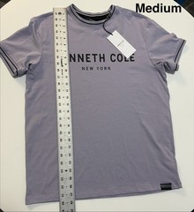 Kenneth Cole Men’s Crew Neck Short Sleeve T-Shirt KT9G07LDAP Sizes M – L