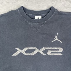 Y2K Nike Air Jordan Shirt Mens Large Black XX2 22 Basketball Jumpman Hip Hop VTG