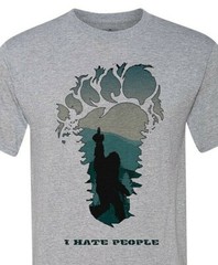 I HATE PEOPLE… Love, Bigfoot! – Super Soft Shirt – Ships Quickly!