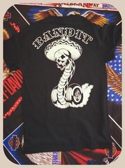 BANDIT wheeled snake bandido outlaw biker chopper frame gas tank vintage