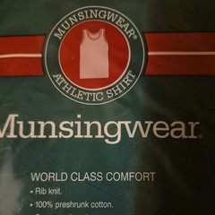 Vintage New Munsingwear Athletic Shirts 3pack Size L(42-44) 100% Combed Cotton