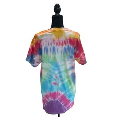 Tie-Dye T-Shirt Unisex M Multicolor Graphic Print Soft Comfortable Festival Boho