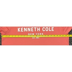 Kenneth Cole New York Mens Lantana Pink Logo Graphic Shirt KT9J35LAAA Large NWT