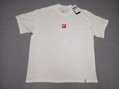 Nike Max90 Sole Food Mens XL Cream T Shirt Oversized Fit Streetwear Cotton Tee