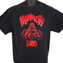 Mammoth Labs T Shirt Mens Size Medium Black Red Cannabis Weed Marijuana Tee