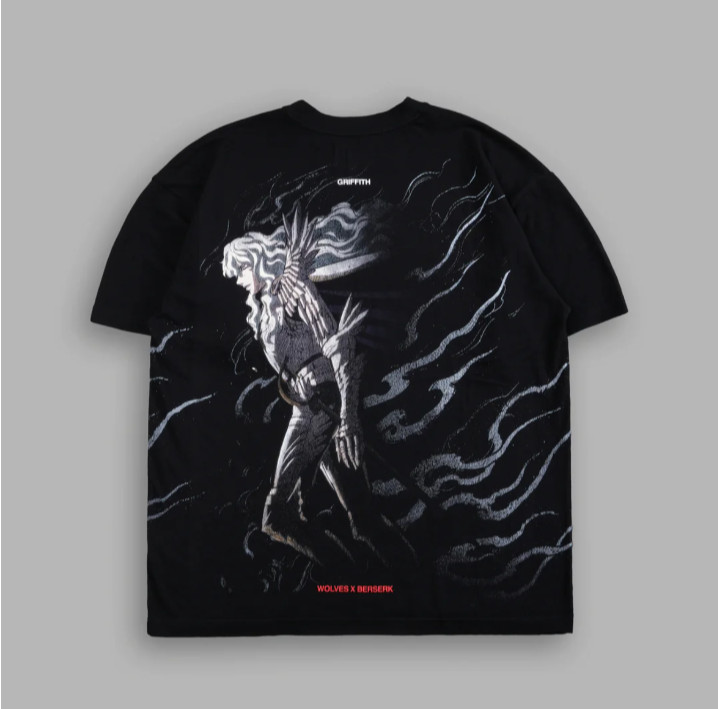 Darc Sport x Berserk – Large – Darc Griffith Side by side Tee in Black see photo