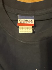 Vintage Planet Hollywood Shirt Men XL Blue Tee Long Sleeve Tattoo 90s Mall Punk