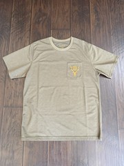 (SIZE M) South2 West8 Round Pocket T-Shirt – Brown – Made in Japan