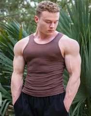 Men’s A-shirt Lot Tank Top Cotton Wife Beater Ribbed Undershirt Gym Singlet Body