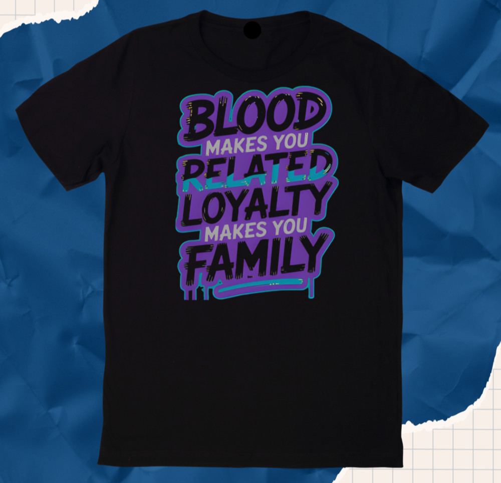 FAMILY Pro Club Shaka Black Men Girl Round Neck Short Sleeve Unisex T-Shirt T1