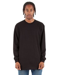 Shaka Wear Active Long Sleeve Plain Casual Crew Neck T-Shirt SM-3X