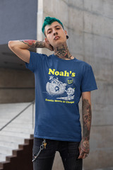 Punk Skateboard Noah’s Ark Exotic Meats Chops Retro Vintage style T-Shirt Tee