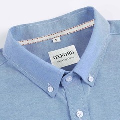Men’s Oxford Dress Shirt Short Sleeve Button Down Business Casual Shirts for Men