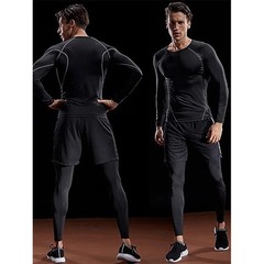 Mens Rash Guard Shirts Quick Dry Swim Shirts UV Protection Long Sleeve T-Shirts
