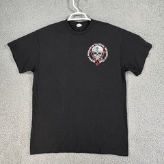 Zombie Outbreak Tactical Response Black T-Shirt Size L Graphic Tee