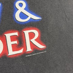 Vintage Law & Order Shirt Mens Large Black NBC Experience TV Graphic Tee