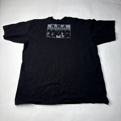 Vintage NWA World’s Most Dangerous Group Pro5 Black 2-Sided T-Shirt – Men’s 2XL